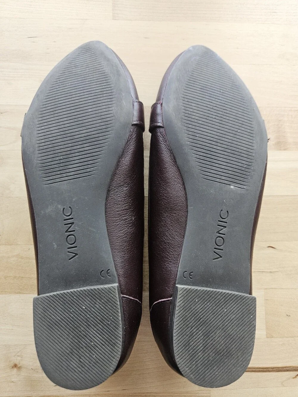 Vionic Savannah Penny Loafers Womens Size‎ 6.5 Brown Leather Flats Classic Shoes